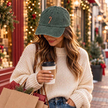 Load image into Gallery viewer, Coast Embroidery - Candy Cane Embroidered Hat
