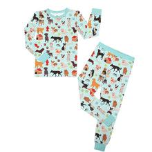 Load image into Gallery viewer, Emerson and Friends - Dogs Bark Pets Kids Bamboo Pajamas Toddler Sleep Set
