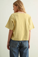 Load image into Gallery viewer, MIOU MUSE - SHORT SLEEVE LINEN KNITTED TOP

