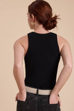 Load image into Gallery viewer, MIOU MUSE - CLASSIC RIBBED TANK TOP- White
