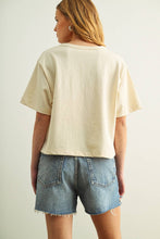 Load image into Gallery viewer, MIOU MUSE - SHORT SLEEVE LINEN KNITTED TOP
