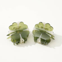 Load image into Gallery viewer, Adorro - Lucky Four Leaf Clover Claw Clip - Small
