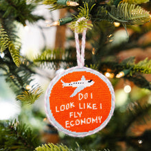 Load image into Gallery viewer, Furbish Studio - Needlepoint Ornament - Fly Economy
