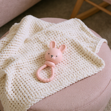 Load image into Gallery viewer, Itzy Ritzy - Pink Bunny Sweetie Rattle™

