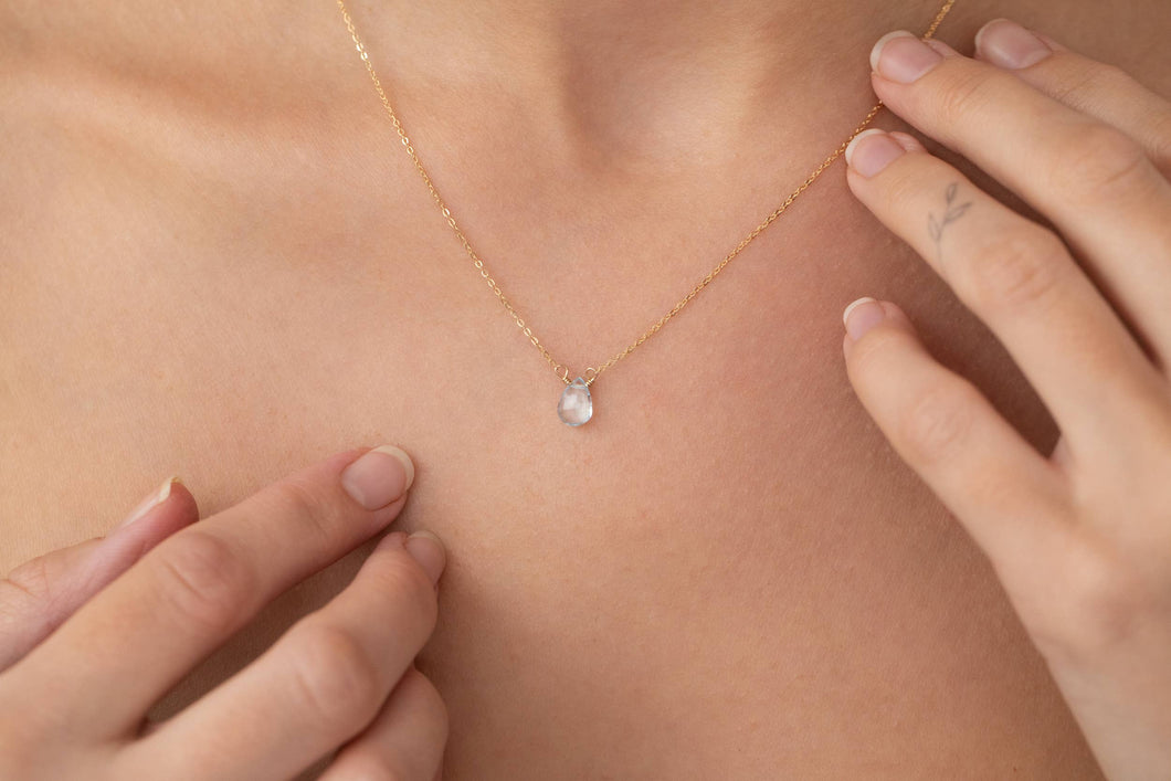 Thira Jewelry - Blue Topaz Necklace