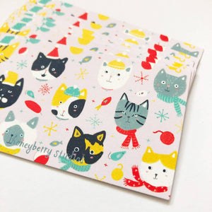 Honeyberry Studios - Winter Kitties Tiny Notes