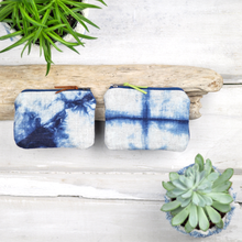 Load image into Gallery viewer, Gray Green Goods - Indigo Canvas Coin Purse
