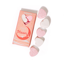 Load image into Gallery viewer, Sow the Magic - Over The Moon Mini Sweet Heart Bath Bombs Gift Set
