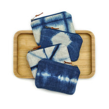 Load image into Gallery viewer, Gray Green Goods - Indigo Canvas Coin Purse
