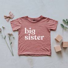 Load image into Gallery viewer, Gladfolk - Mauve Big Sister Kids Tee
