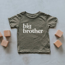 Load image into Gallery viewer, Gladfolk - Olive Big Brother Kids Tee
