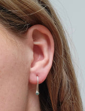 Load image into Gallery viewer, Turquoise pushpin earrings
