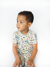 Load image into Gallery viewer, Emerson and Friends - Manatee Short Sleeve Kids Pajama Set
