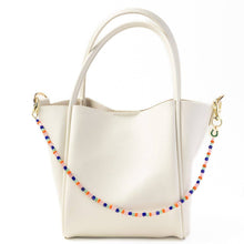 Load image into Gallery viewer, INK + ALLOY - Kate Beaded Bag Charm with Brass Horseshoe
