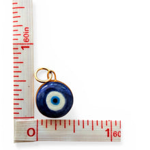 Load image into Gallery viewer, Shá Parlé - Evil Eye Charm: Blue / Gold Luster
