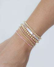 Load image into Gallery viewer, Coast and Cove - Goldie Sprinkle Beaded Bracelet- PINK
