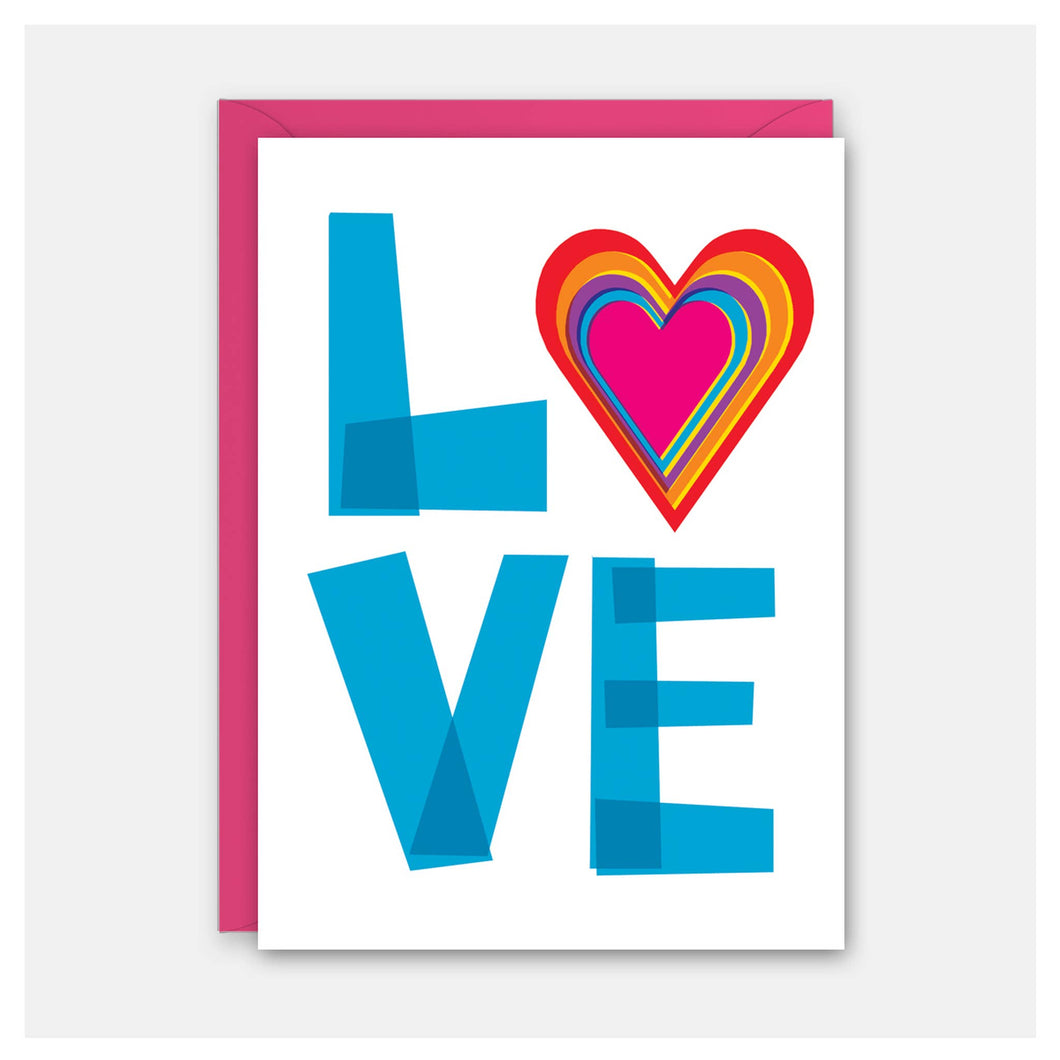 Rock Scissor Paper - Big Groovy Love - Love Card