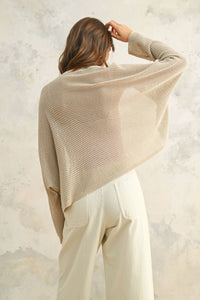 MIOU MUSE - LIGHT WEIGHT KNITTED CARDIGAN