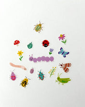 Load image into Gallery viewer, Girl of All Work - Bugs Jumble Washi Stickers
