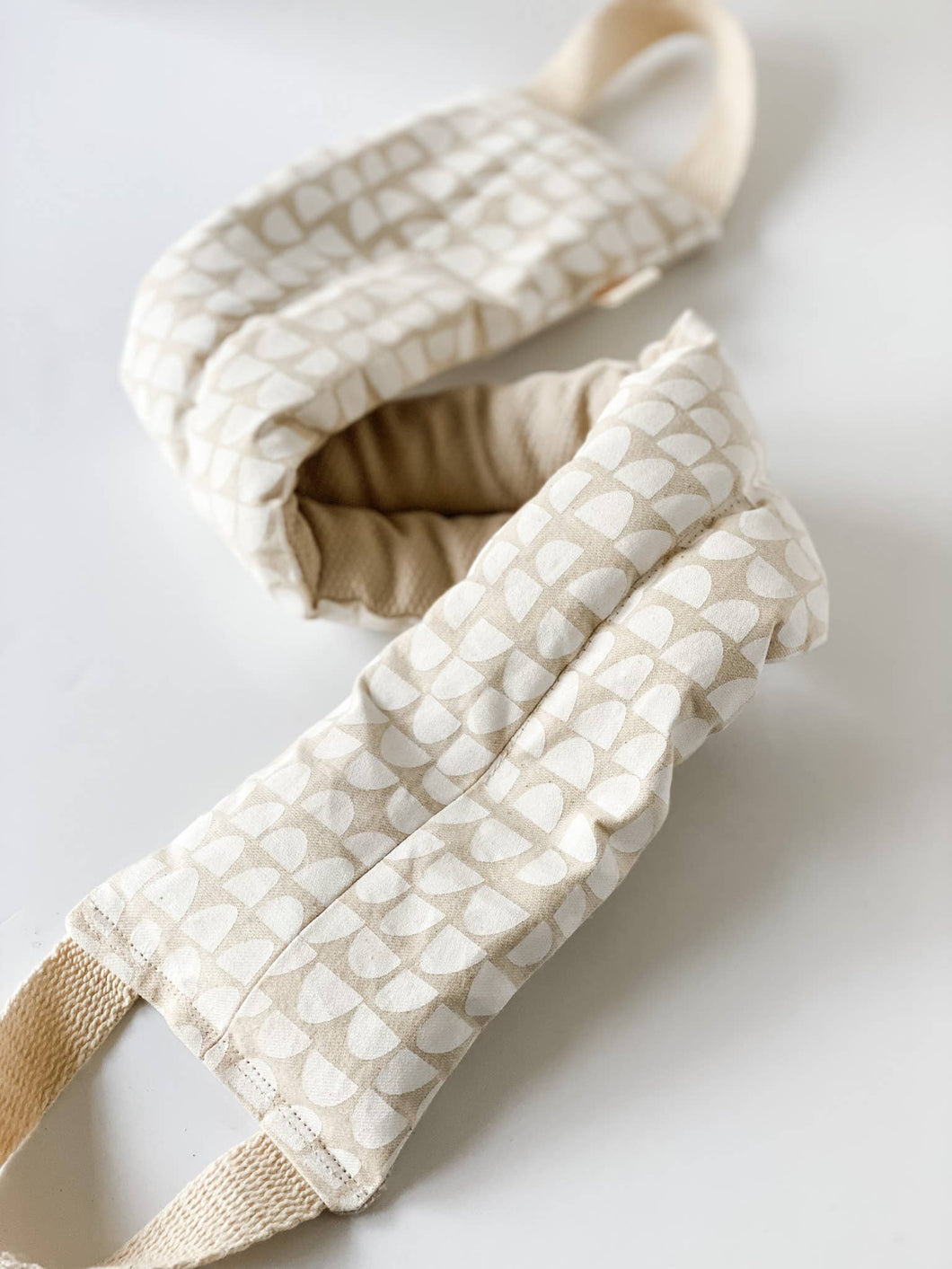 Sarah Bertochi - Handmade - Neck/Shoulder Wrap Lavender - Gumdrops: White