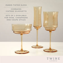 Load image into Gallery viewer, Twine Living - Tulip Cocktail Coupes - Set of 2
