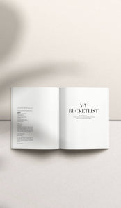 My Bucket List Journal