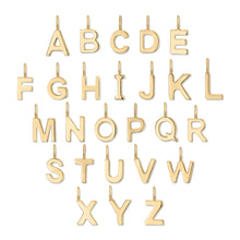 Load image into Gallery viewer, WJW - Permanent Jewelry 14K Solid Gold Initial Charms: Y
