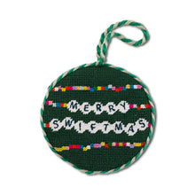 Load image into Gallery viewer, Furbish Studio - Needlepoint Ornament - Friendship Bracelet

