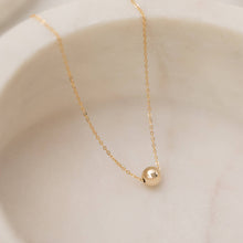 Load image into Gallery viewer, Thira Jewelry - Tiny Gold Ball Necklace
