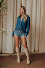 Load image into Gallery viewer, Panache Apparel Co. - Bright Blue Super Soft Button Up
