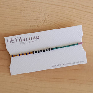 Hey Darling Collective - No. 127 Adjustable Beaded Bracelet