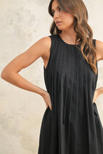 Load image into Gallery viewer, MIOU MUSE PLEATED SLEEVELESS DRESS
