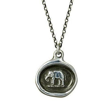 Load image into Gallery viewer, Plum and Posey - Elephant Wax Seal Necklace
