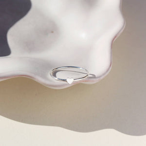 Token Jewelry - Tiny Heart Ring Gold Fill