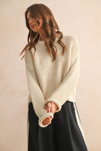 MIOU MUSE - ROUND NECK SWEATER