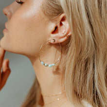Load image into Gallery viewer, Token Jewelry - Tiny Moon Studs I Ready to Ship Earrings: Sterling Silver
