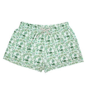Emerson and Friends - Save the Sea Turtles Womens Pajama Shorts