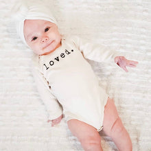 Load image into Gallery viewer, Tenth &amp; Pine - Loved Organic Cotton Baby Bodysuit
