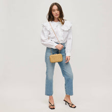 Load image into Gallery viewer, Urban Expressions - Addie Woven Straw Clutch: Ivory
