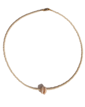 Load image into Gallery viewer, Rauw Jewelry - ISLANDS Necklace / coconut: Silver
