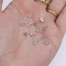 Load image into Gallery viewer, Weld Magic Solid Sterling Silver Zodiac Charms
