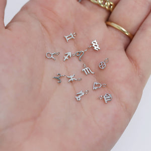 Weld Magic Solid Sterling Silver Zodiac Charms
