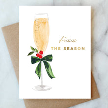 Load image into Gallery viewer, Abigail Jayne Design - Fizz the Season Holiday Greeting Card - Box Set of 6
