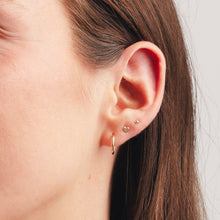 Load image into Gallery viewer, Made By Mary - Heart Stud Earring 14k Solid Gold
