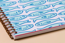 Load image into Gallery viewer, And Here We Are - Sardine Fish Notebook

