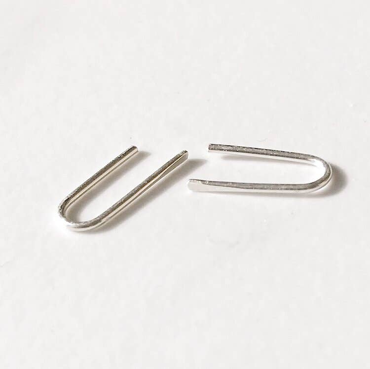 Millhouse Collection - The Fawn Small Ear Pins- Sterling Silver
