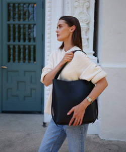 AALLYN - Jolina Bucket Tote - Olive/Gold