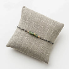 Load image into Gallery viewer, Original Hardware - Green Apatite Stack Bracelet
