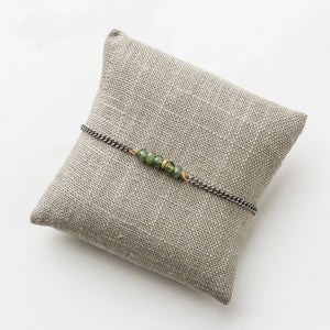 Original Hardware - Green Apatite Stack Bracelet