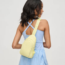 Load image into Gallery viewer, Sol and Selene - Beyond The Horizon - Woven Neoprene Sling Backpack: Cream

